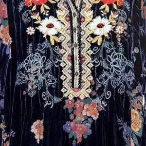 Johnny Was Bouquet Burnout Nephele Tunic – Women's Boho Velvet Burnout Blouse - View #6